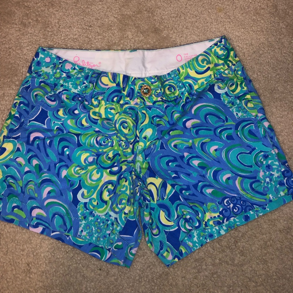Lilly Pulitzer Callahan shorts! Good as new!